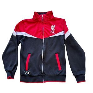 Liverpool Jacket With Zipper pockets Official Icon Sports Kids Track SZ YS #2473